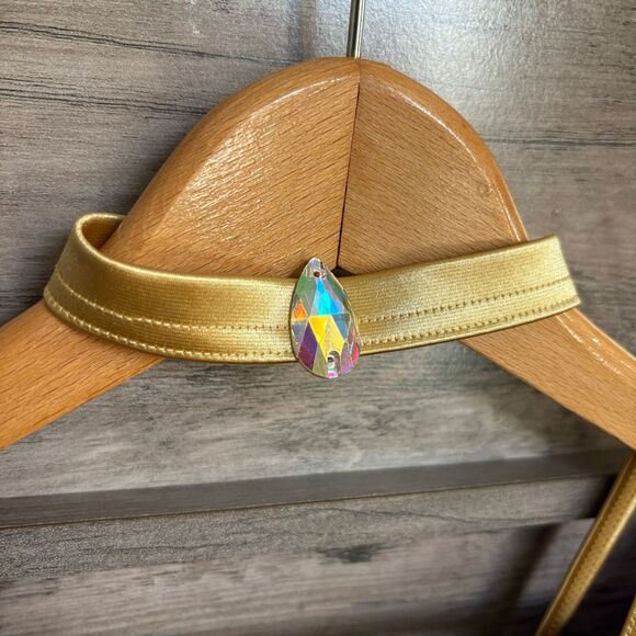 Weissman 10465 Genie in a Bottle Purple Sequin Metallic Gold Dance Costume Jazz - Picture 8 of 12